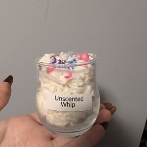 Unscented Whipped Cream Candle